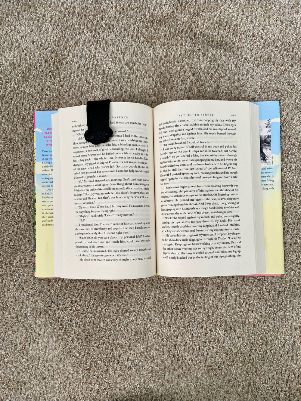 NWOT Embroidered Cat Paw Bookmark: Magnetic Vinyl Clip Reading Accessories - Picture 9 of 12